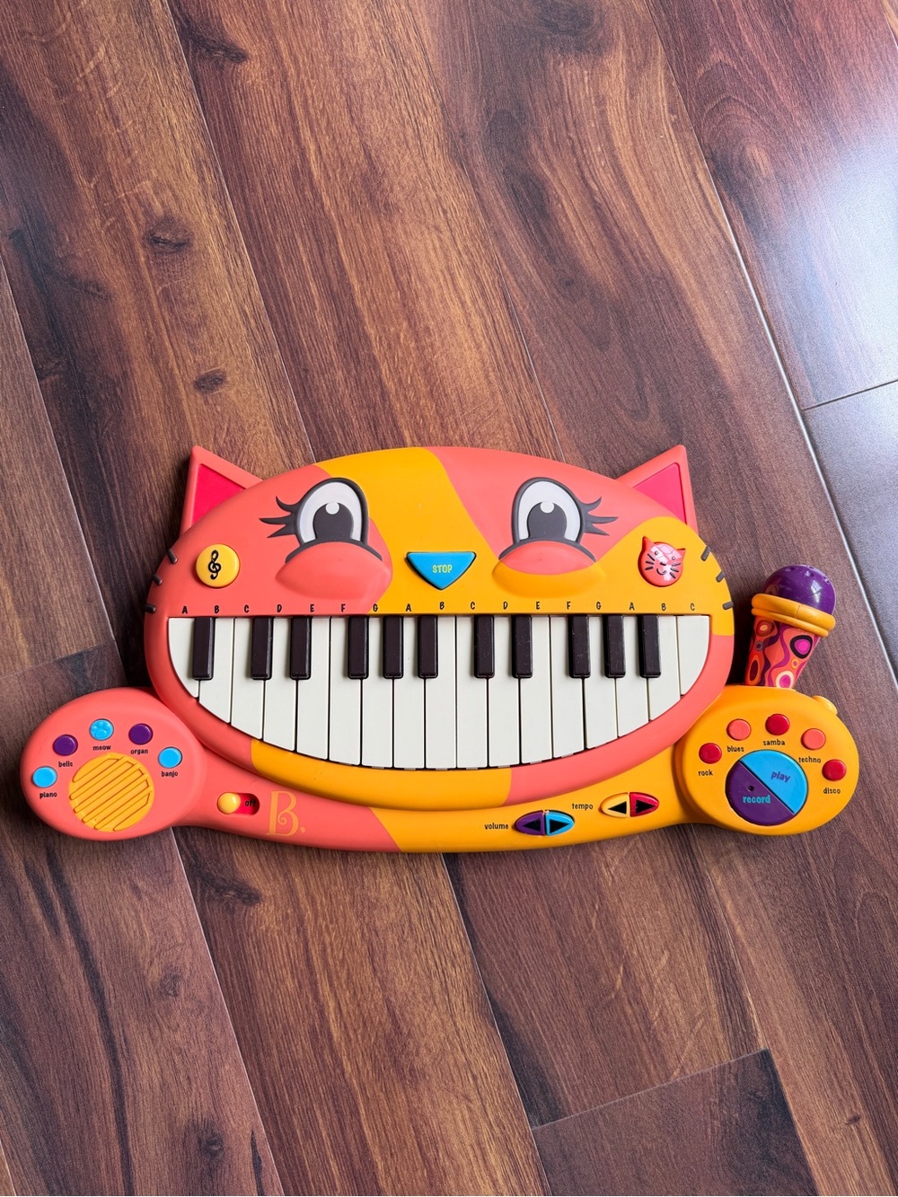 B. Toys Meowsic Cat Keyboard Piano w/ Microphone Interactive Musical Toy WORKS